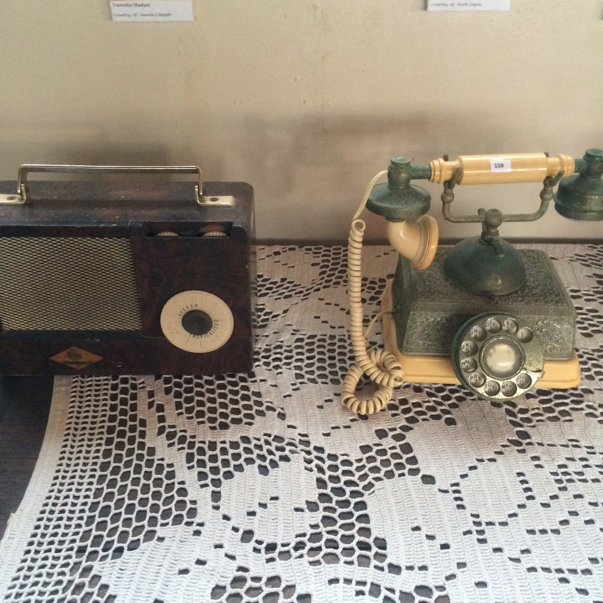 Antique, Old, Radio, Telephone