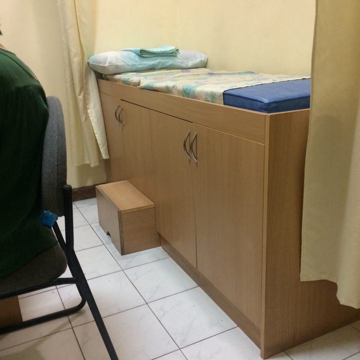 At the clinic