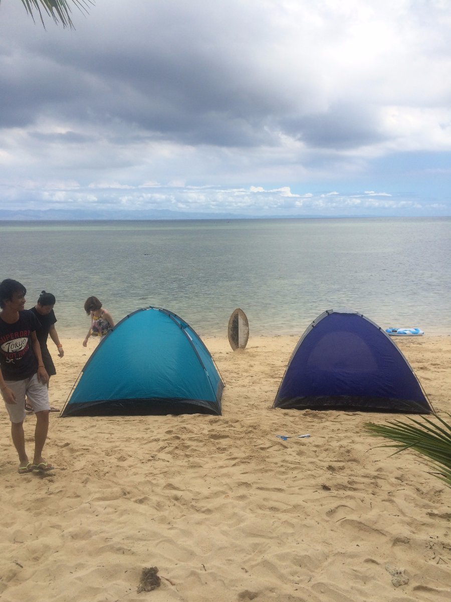 Beach, Tents