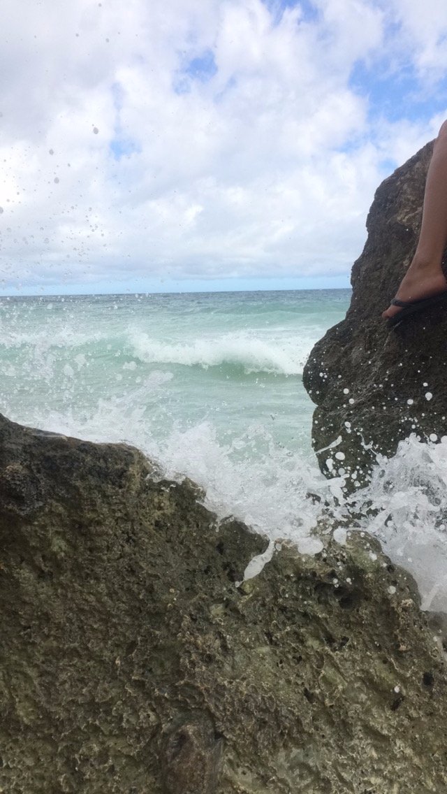 Big Rocks, Beach, Splash, Wave