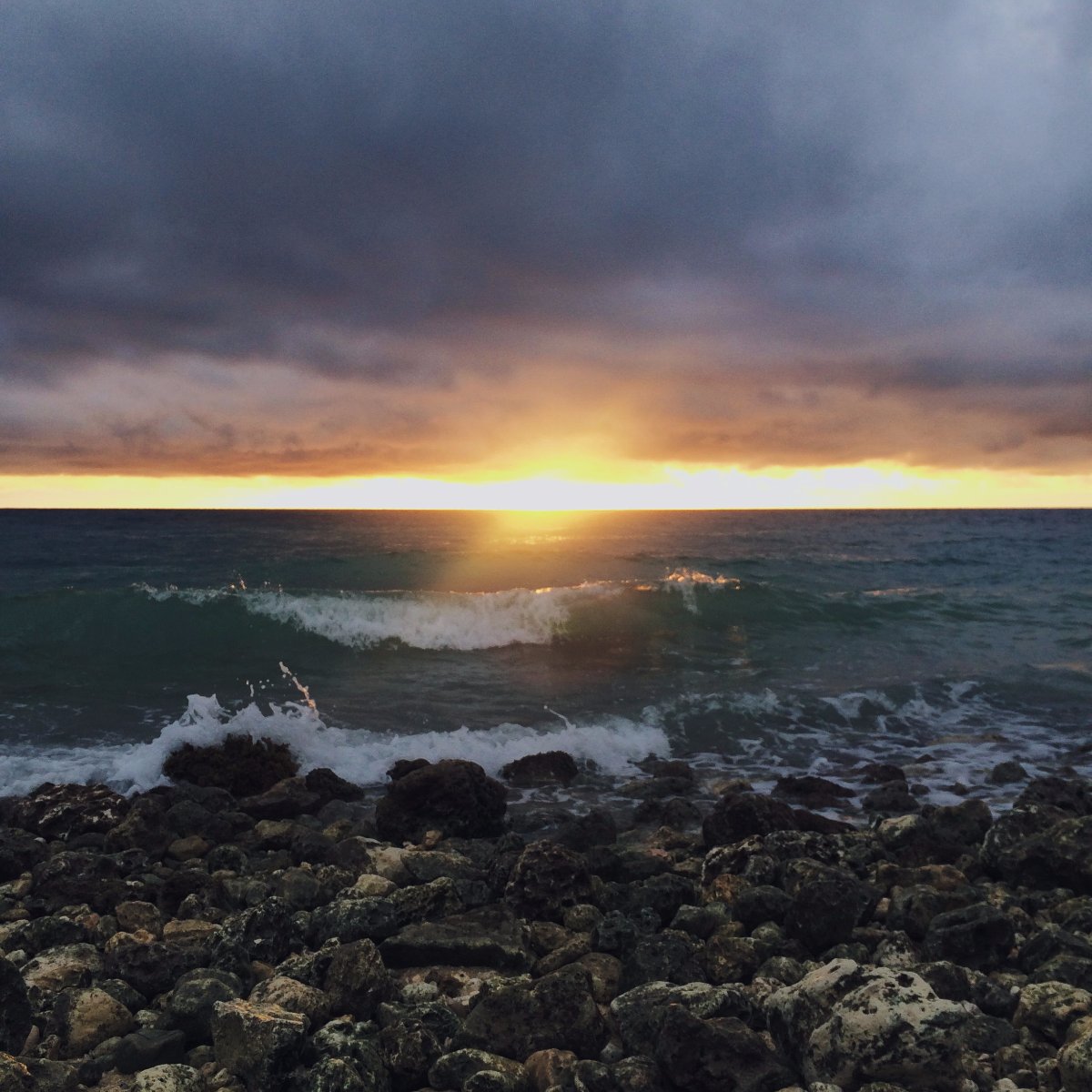 By The Sea, Sunrise, Beauty, Nature, Waves