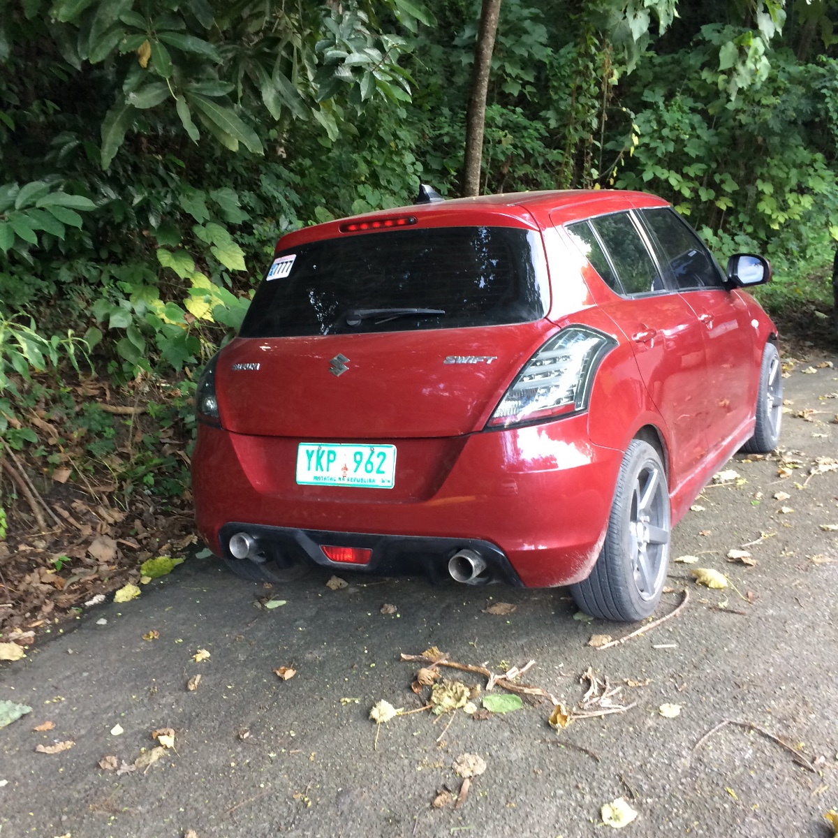 Car by the road