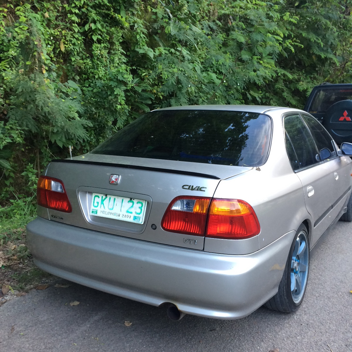 Car by the road