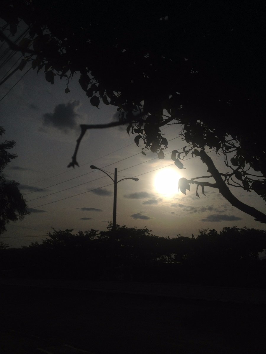 Dark, Sky, Sun