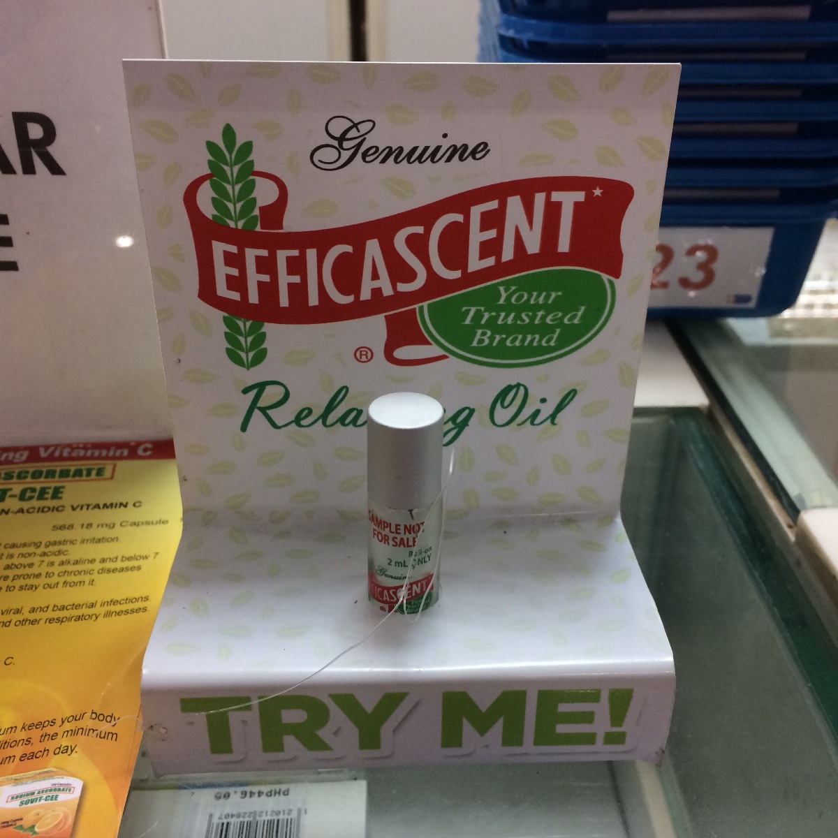 Efficascent oil sampler