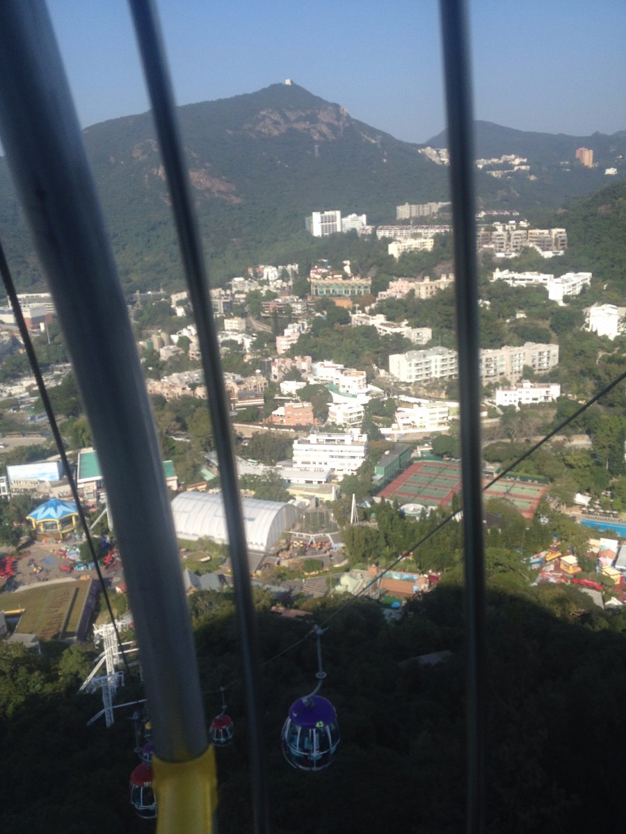 Hong Kong, Ocean Park, Travel, Cable Car, Scenery, View, Top