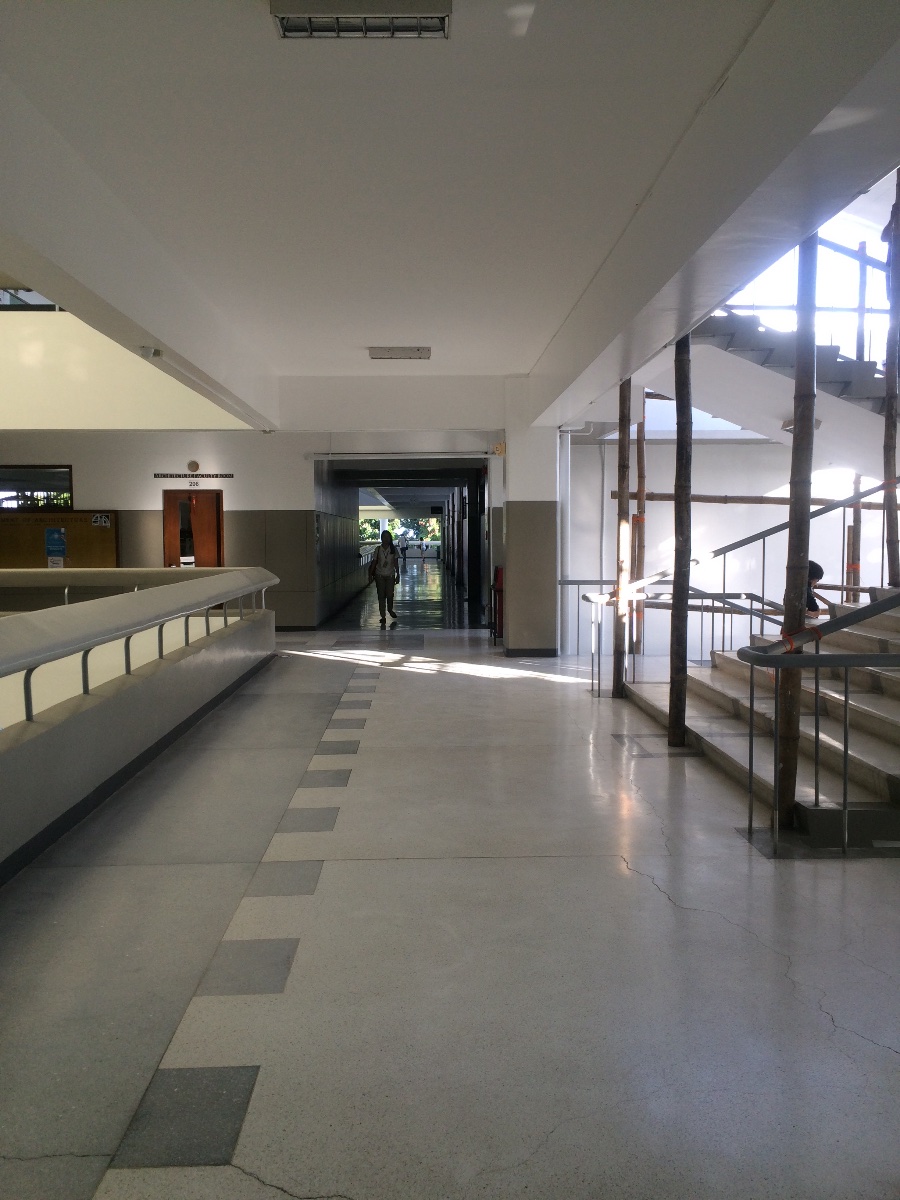 School lobby, second floor