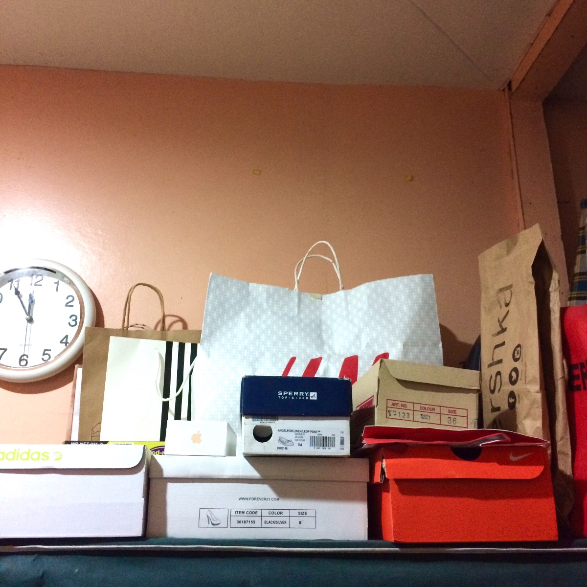 Shoe Boxes, Paper Bags