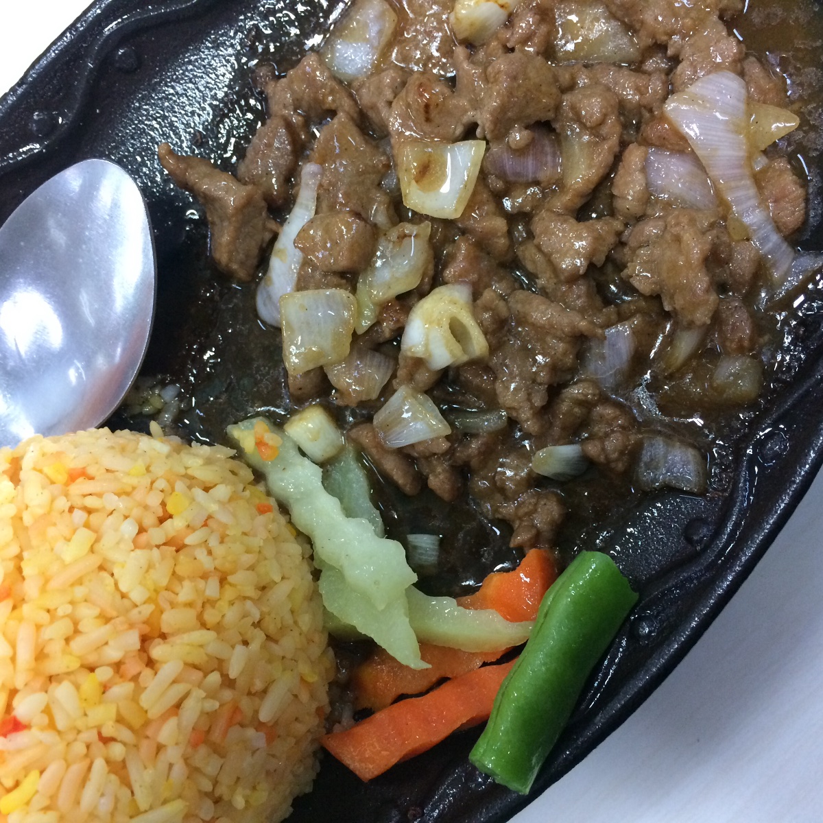Sizzling, Beef, Onions, Yum