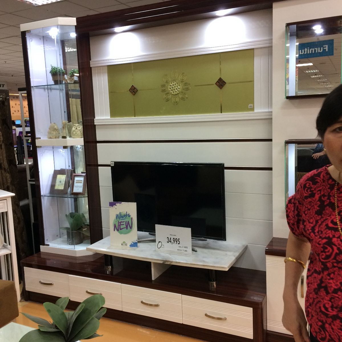 Wall tv stand