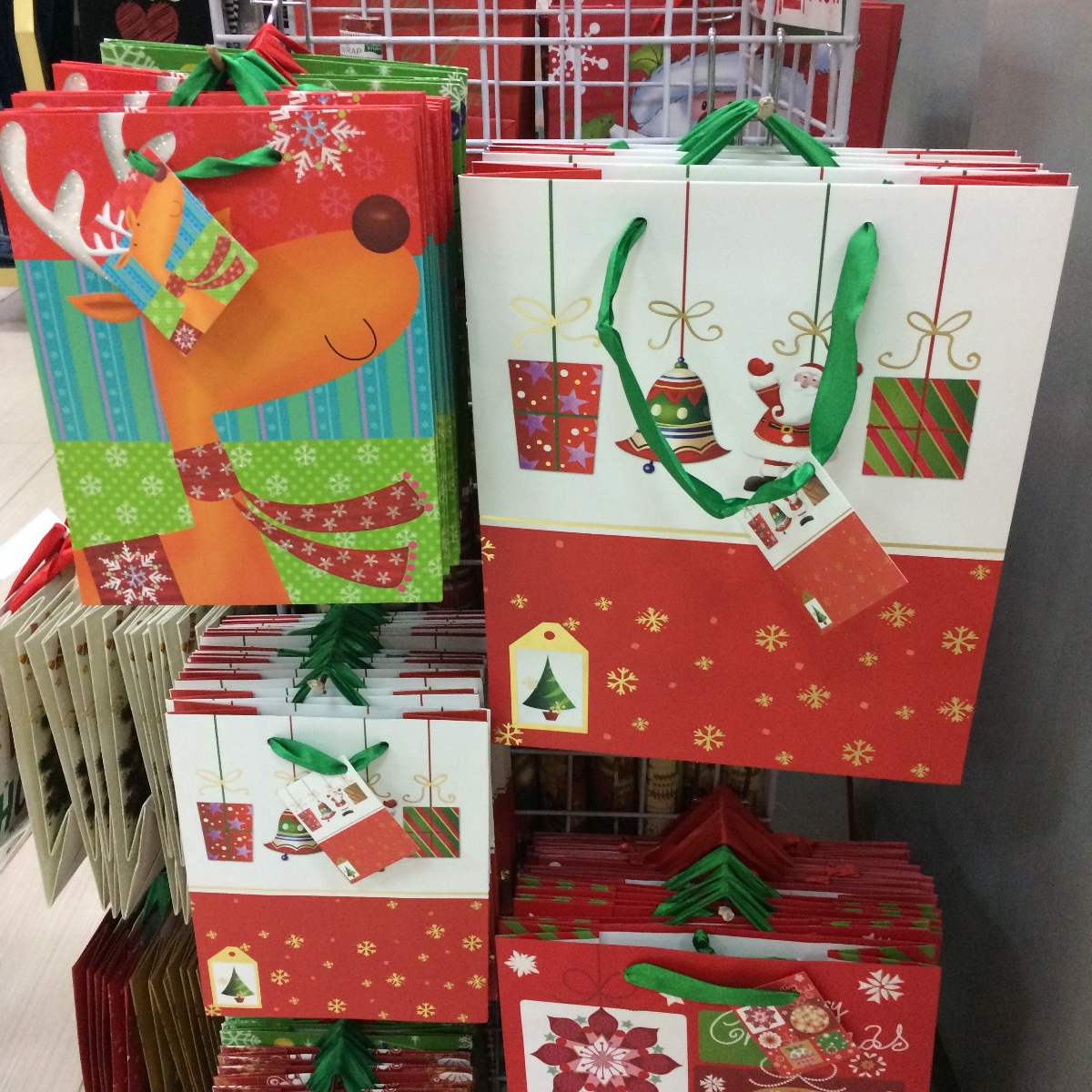 christmas paper bags