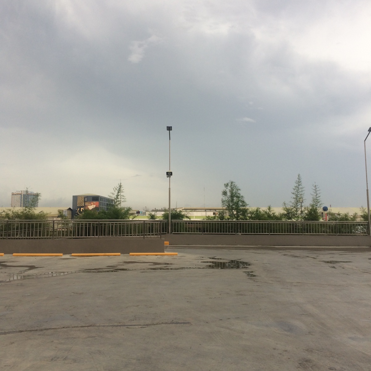empty parking lot