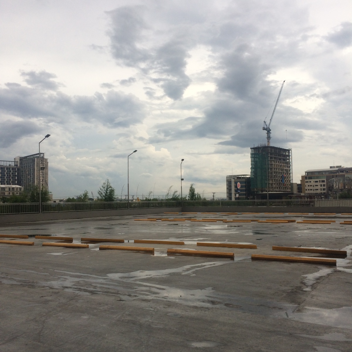 empty parking lot