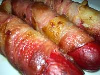 Bacon, Hotdog, Wrapped