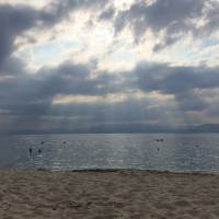 Beach, View, Clouds, Nature