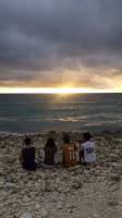 Sunrise, Beach, Sea, Squad, Nature, Beauty, Wonder, Dark Clouds, Travel