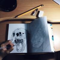 Artwork, Pen, Paper