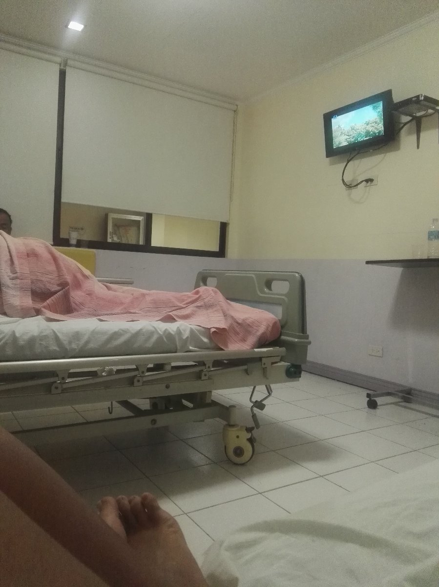 Still at the hospital