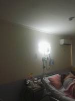 Working while. at the hospital