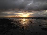 Sunset, beach