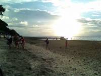 Sunset, beach