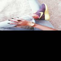 #fashion, #deets, #shoes, #nike, #nikewoman, #rosherun, #fauxfur