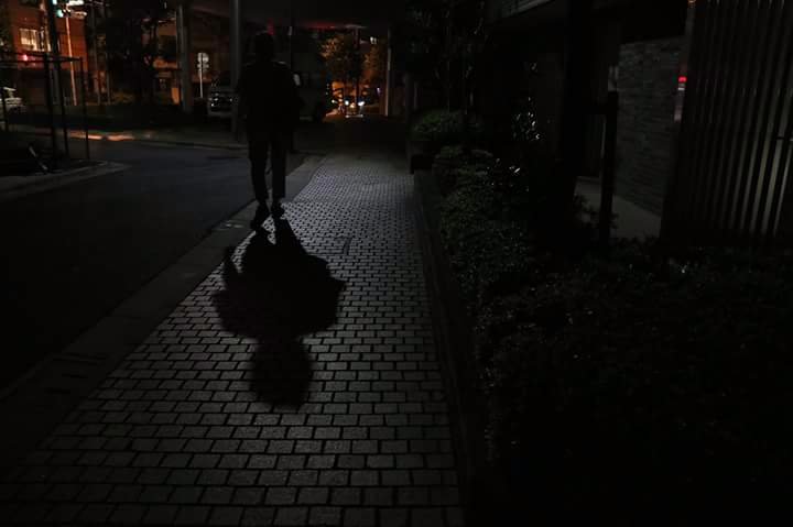 Walking in the night, Dark alley