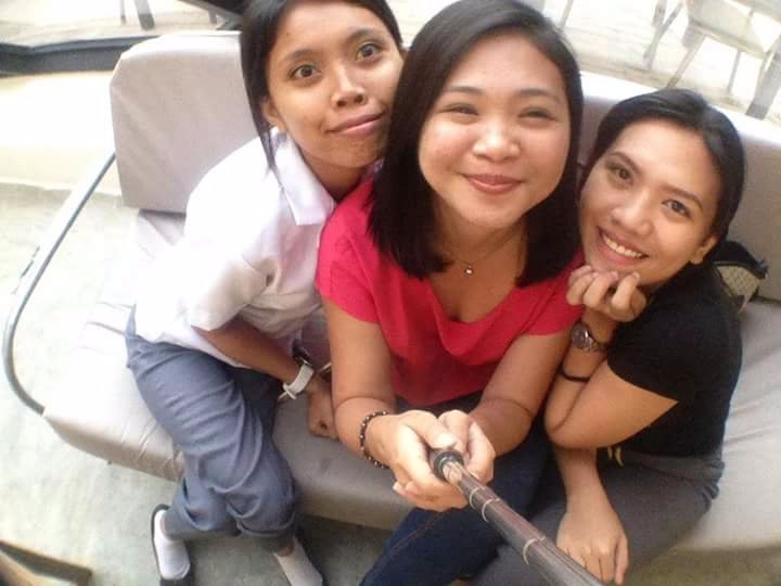 With friends