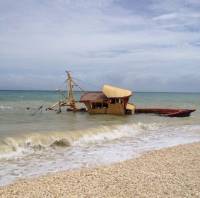 #seashore at oslob cebu #boat #sea #ocean