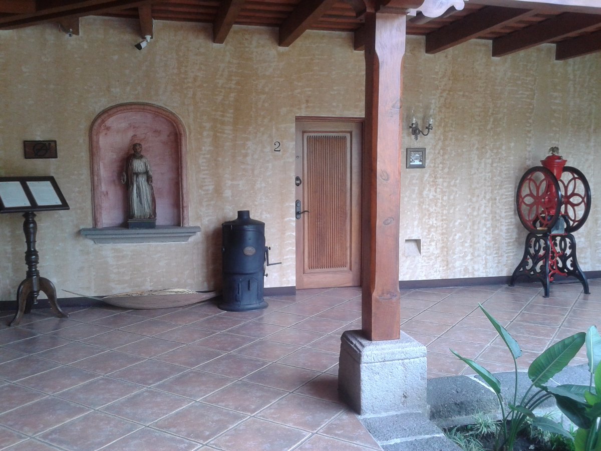 Courtyard at Finca Filadelfia