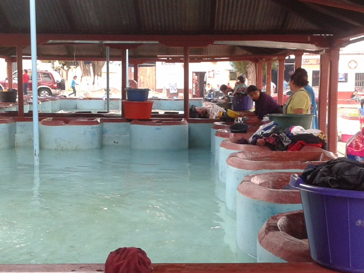 a traditional pila, guatemala