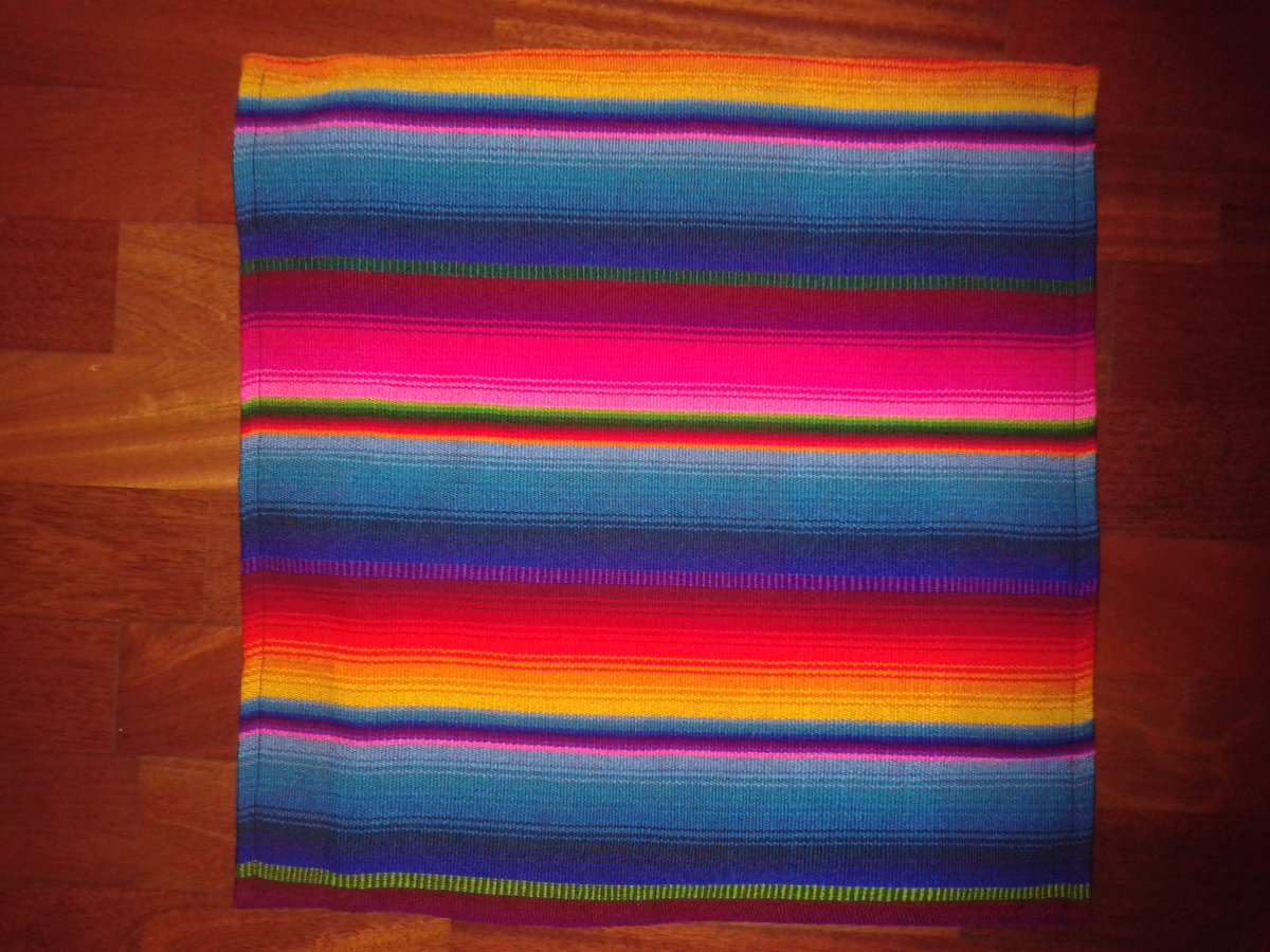 colourful cushion cover from guatemala