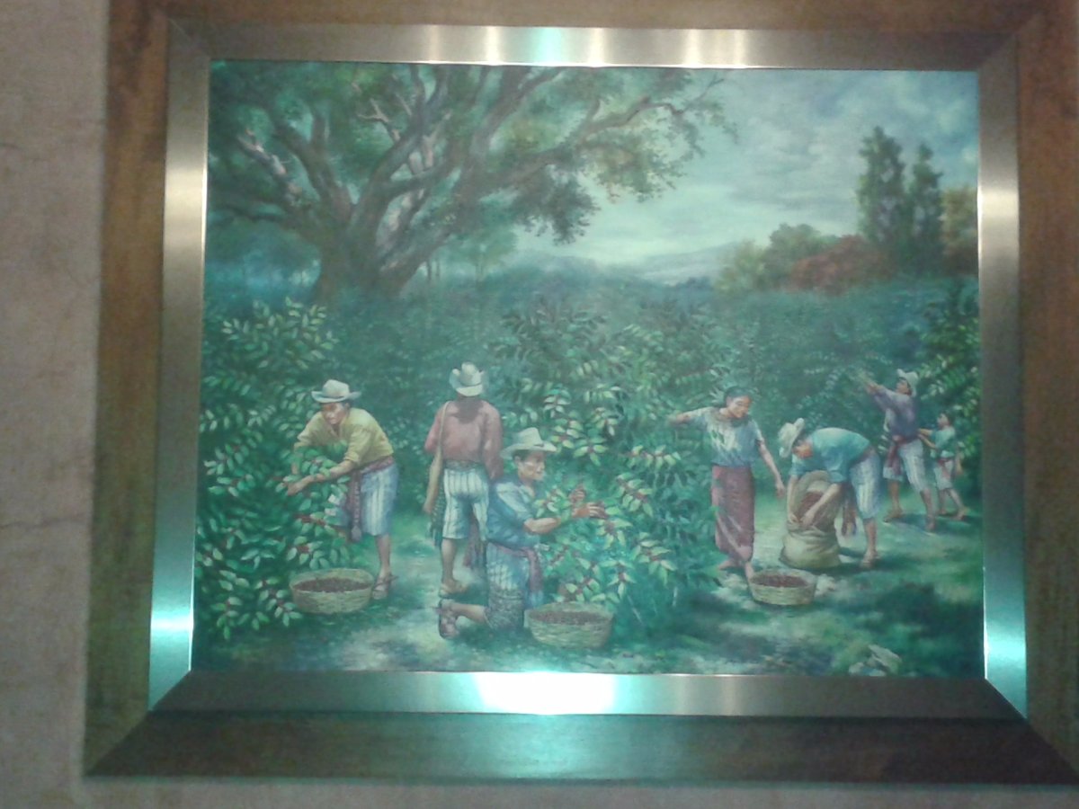 hotel painging, finca filadelfia, guatemala