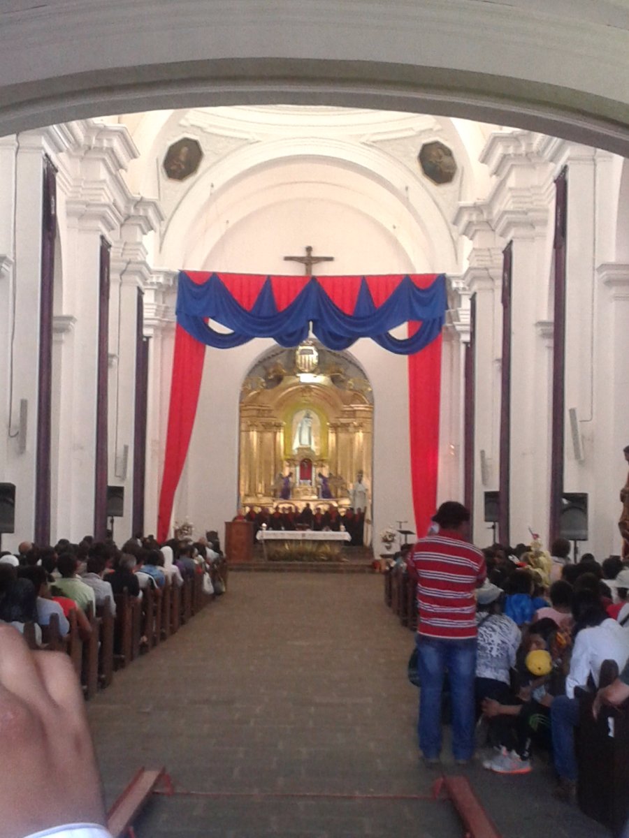 inside church