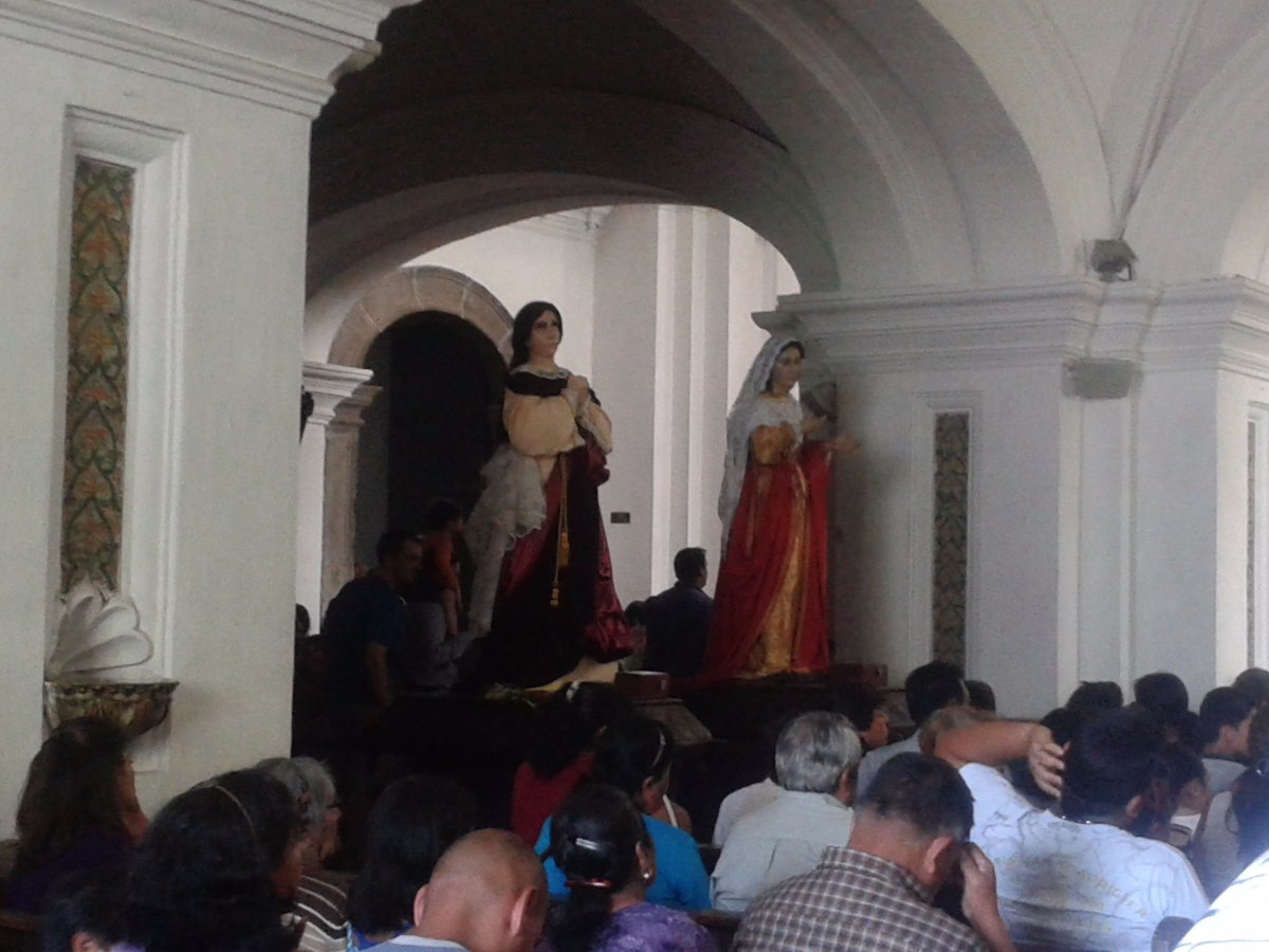 inside church