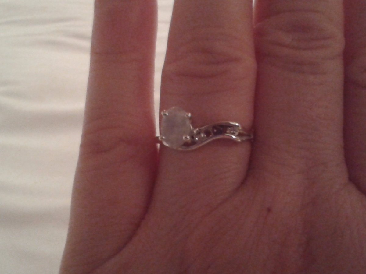 lilac and ameythst ring from guatemala