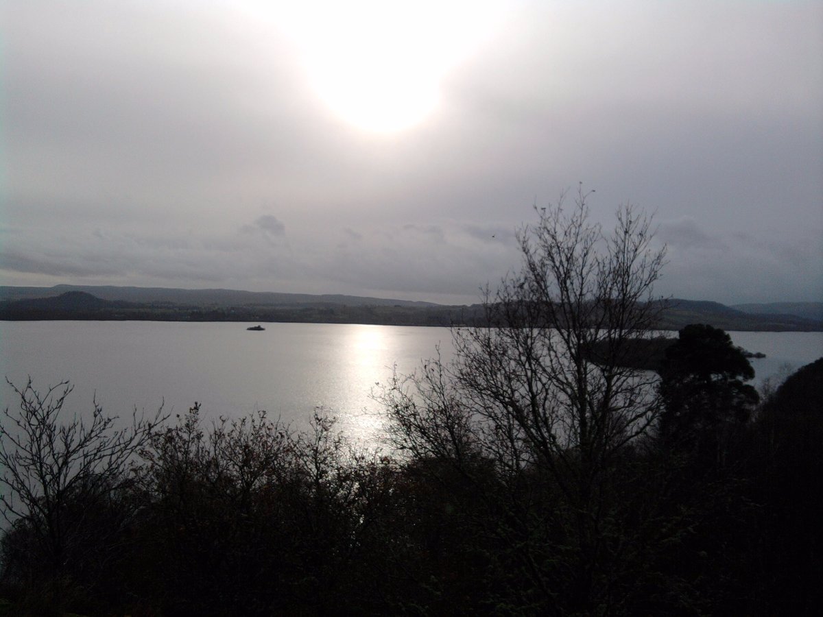 sun over the loch