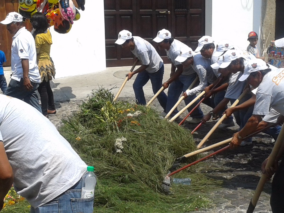 the clean up