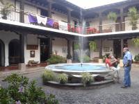Gorgeous fountain at Finca Filadelfia