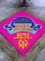 making an alfombra