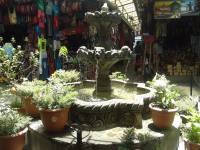 Gorgeous fountain at Finca Filadelfia