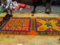 making an alfombra