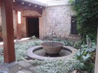 Gorgeous fountain at Finca Filadelfia