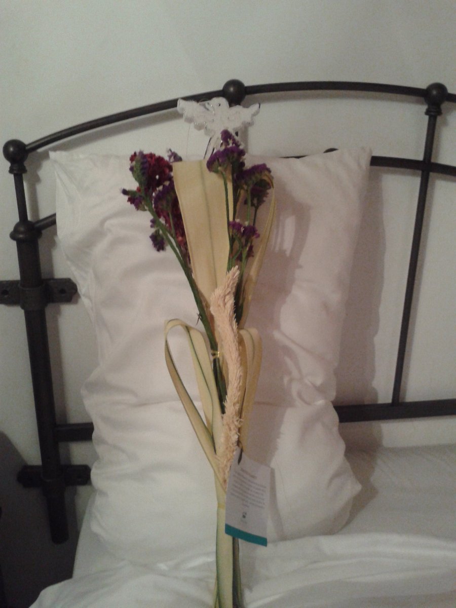 traditional hand held decoration for semana santa