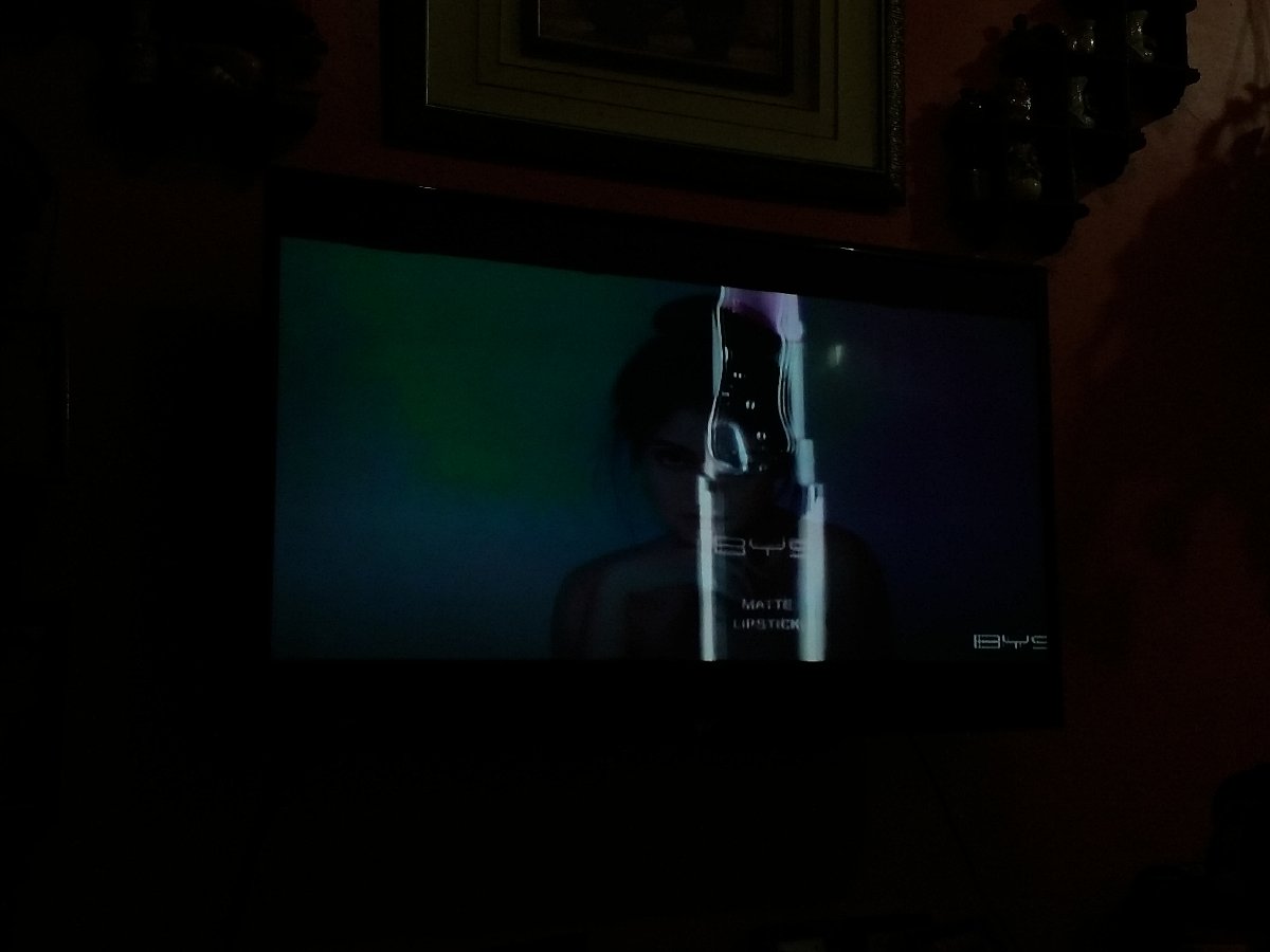 Advertisement on tv, watching ms world philippines , coronation night, channel 7
