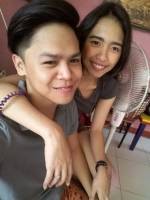 At house, with babe, twofie, wacky faces and all