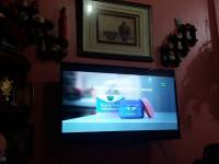 Advertisement on tv, watching ms world philippines , coronation night, channel 7