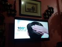 Advertisement on tv, watching ms world philippines , coronation night, channel 7