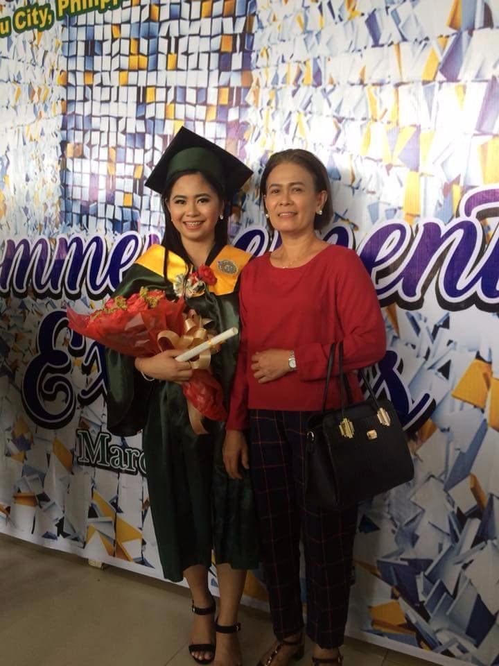 My proud mama, my happy mama