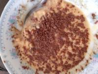 Rice pudding chocolate